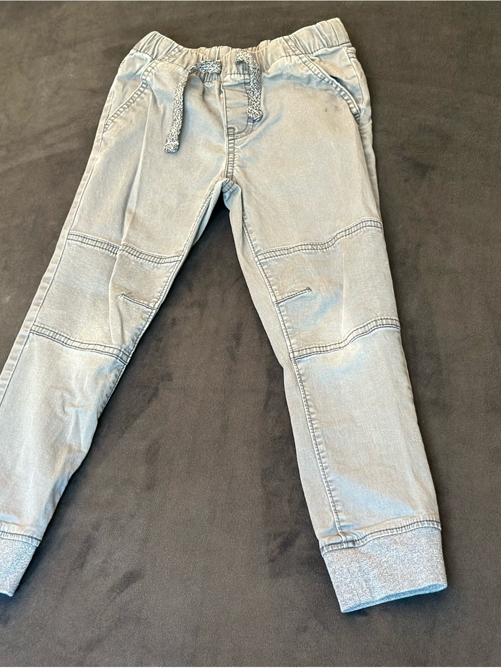 Cat & Jack Light Gray Slim Jogger Jeans